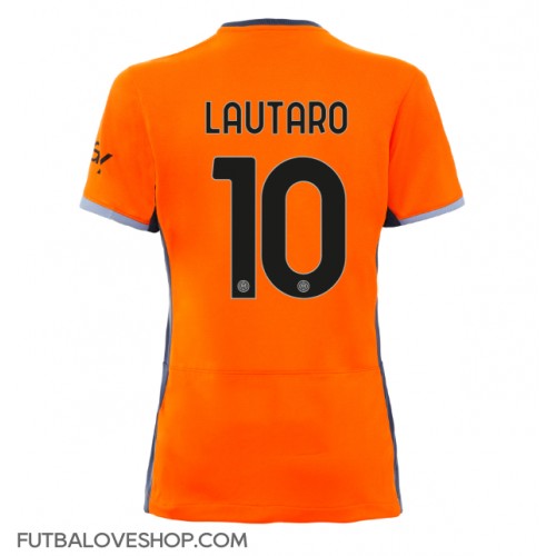 Dres Inter Milan Lautaro Martinez #10 Tretina pre Ženy 2023-24 Krátky Rukáv